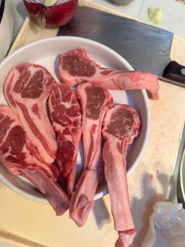 Click to view full screen Inner Mongolian Baby Lamb Tomahawks 3KG photo review